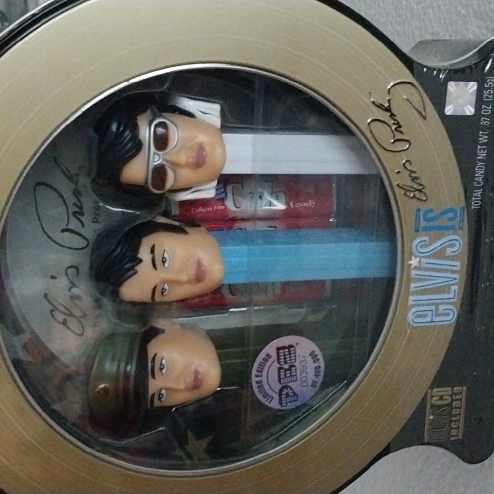 PEZ Collectibles Elvis Presley Limited Edition Elvis CD included New in package.